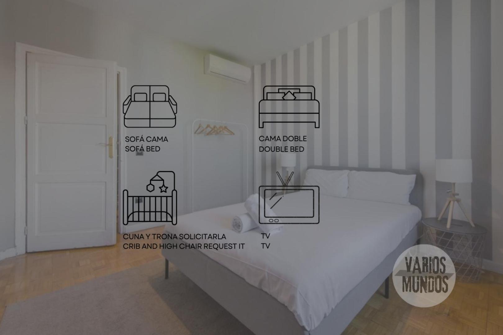 Apartamento De 4Hab En La Latina Con Vistas A Madrid Centro Екстер'єр фото
